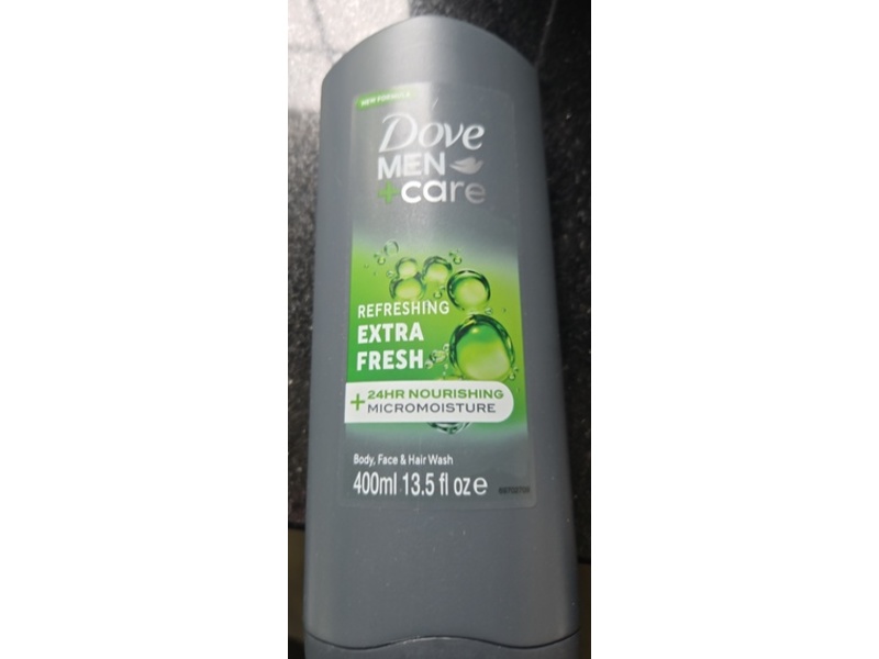 Dove Men+Care Body, Face & Hair Wash, Refreshing, 13.5 fl oz/400 mL