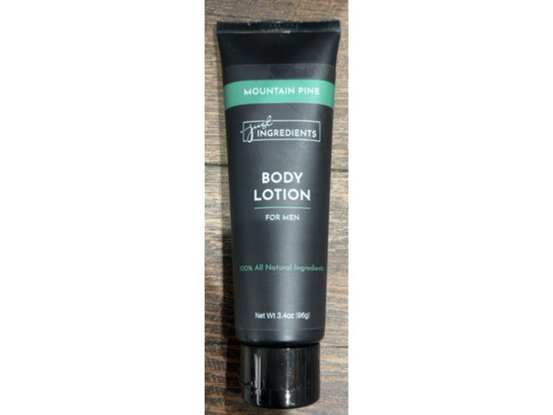 Just Ingredients Body Lotion, Mountain Pine, 3.4 oz/96 g, Pack Of 2