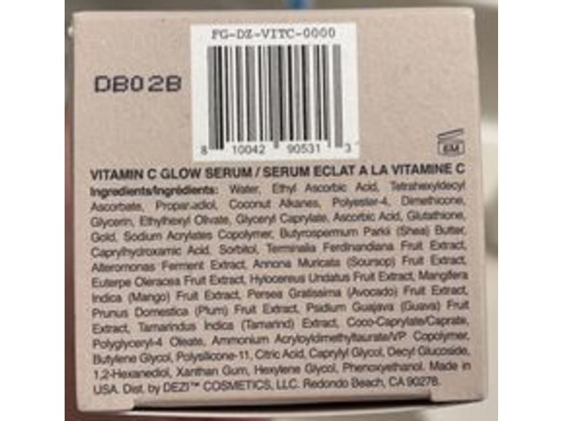 Dezi Claro Que C Vitamin C Glow Serum, 1 fl oz/30 ml