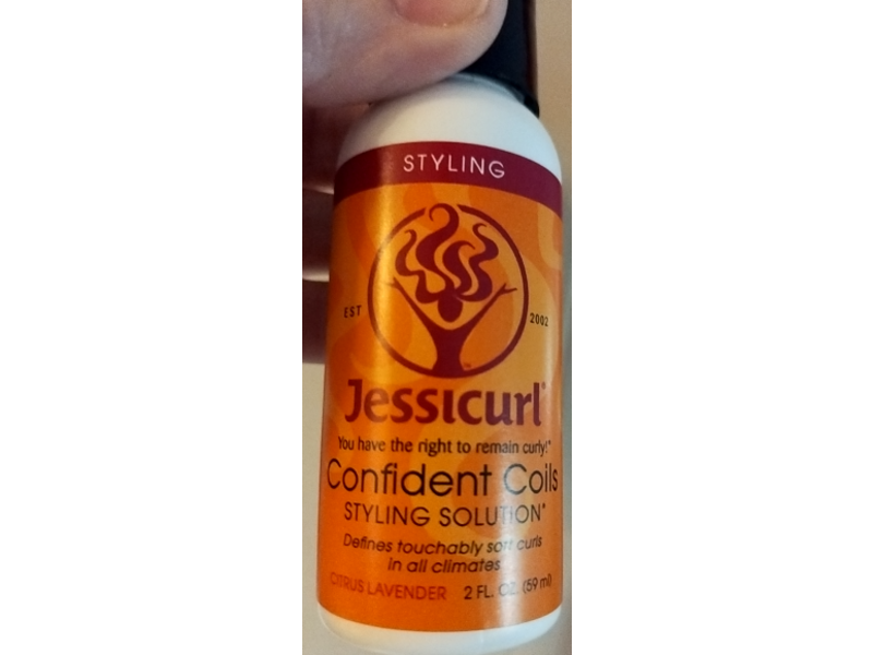Jessicurl Confident Coils Styling Solution, Citrus Lavender, 2 fl oz/59 mL