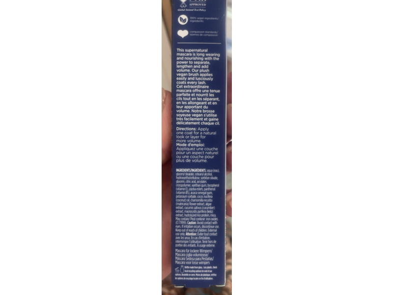 Pacifica Stellar Gaze Length & Strength Mascara, Super Nova Black, 0.24 oz/7 g