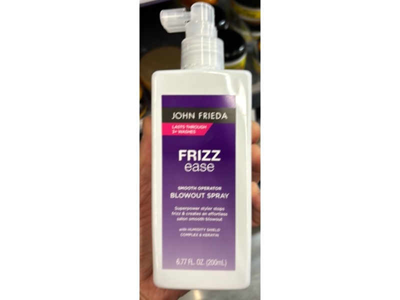 John Frieda Frizz Ease Smooth Operator Blowout Spray, 6.77 fl oz/200 mL