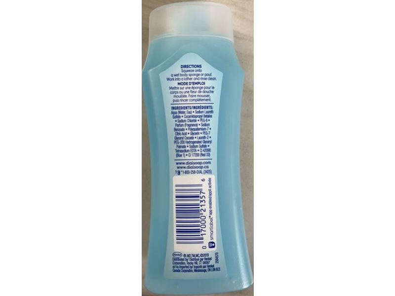 Dial Spring Water Hydrating Body Wash, 3 fl oz/88 mL