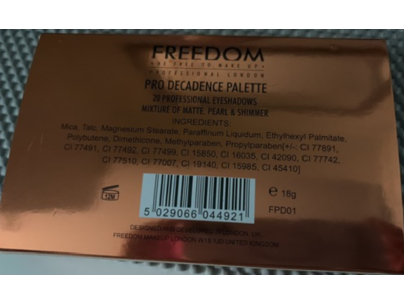 Freedom Today's Tonight Pro Decadence Eyeshadow Palette, 18 g