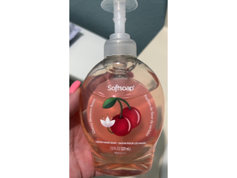 Softsoap Liquid Hand Soap, Cherry Blossom Scent, 7.5 fl oz/221 mL