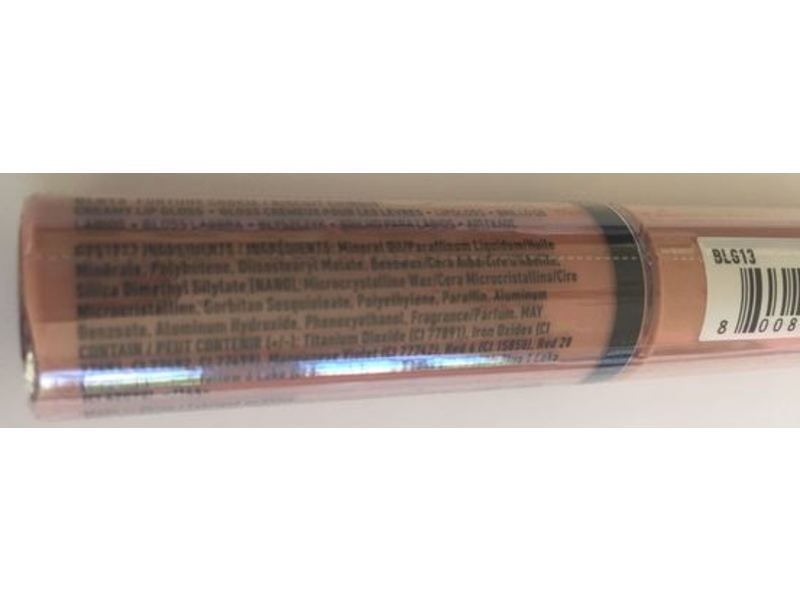 NYX Professional Makeup Butter Lip Gloss, BLG13 Fortune Cookie, 0.27 fl oz/8 mL