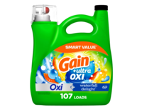 Gain 2 In 1 Ultra Oxi Liquid Laundry Detergent, 107 loads, 154 fl oz/4.55 L - thumbnail 1