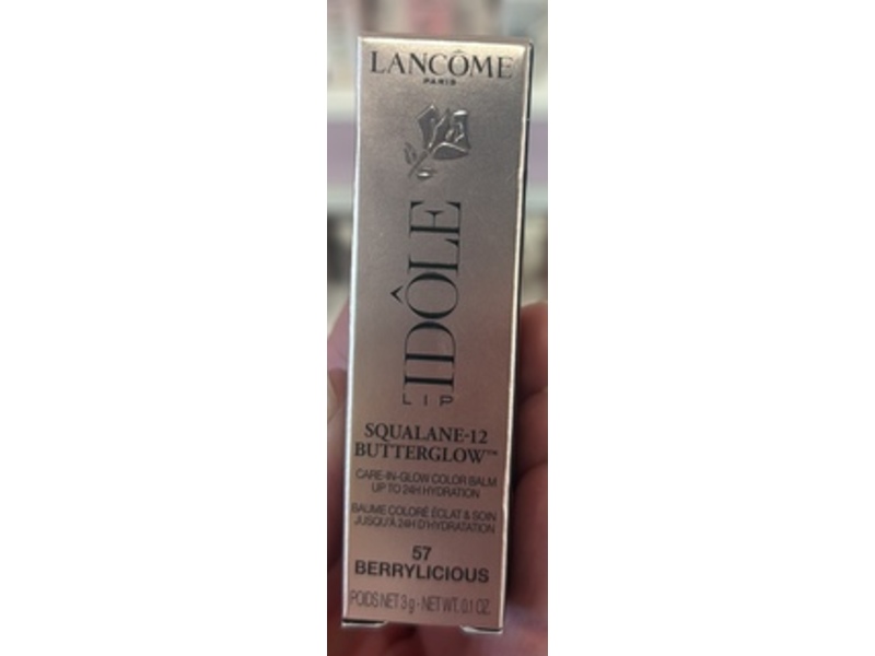 Lancome Lip Idole Squalane-12 Butterglow Hydrating Lip Balm, 57 Berrylicious, 0.1 oz/3 g