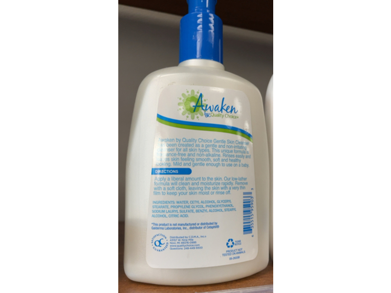 Awaken Quality Choice Gentle Skin Cleanser, 16 fl oz/473 mL