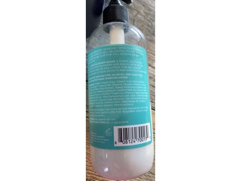 Caldrea Hand Lotion, Pear Blossom Agave, 10.8 fl oz / 319 ML