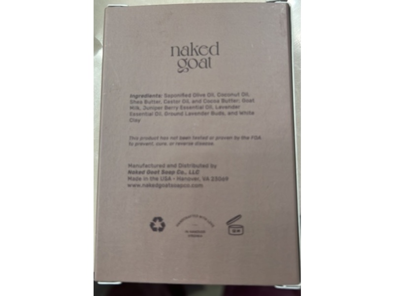 Naked Goat Goat Milk Soap Bar, Luna, 4.5 oz/127.5 g