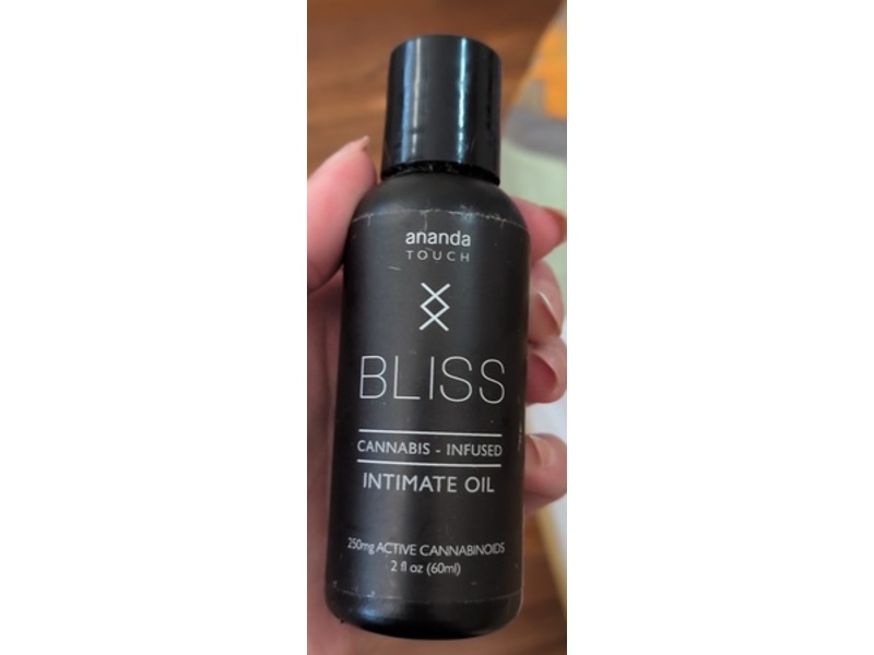 Ananda Touch Bliss Cannabis-Infused Intimate Oil, 2 fl oz/60 mL