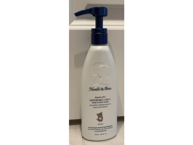 Noodle & Boo Newborn 2-In-1 Hair & Bodywash, Fragrance Free, 16 fl oz/473 mL