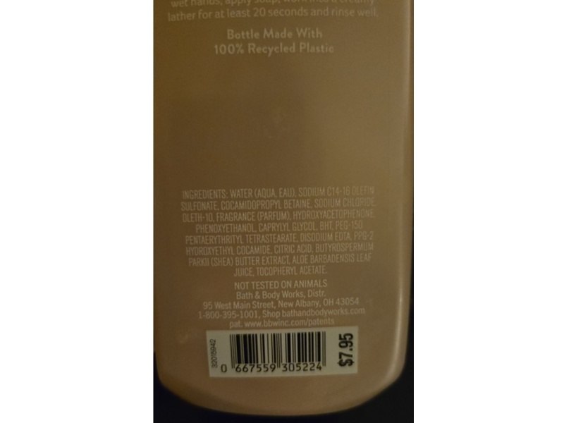 Bath & Body Works Cleansing Gel Hand Soap, Twisted Pepper Mint, 8 fl oz/236 mL