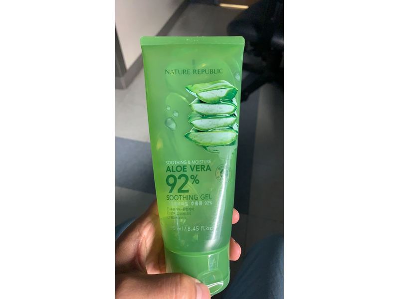 Nature Republic Soothing and Moisture Aloe Vera 92% Soothing Gel, 8.45 fl  oz Ingredients and Reviews