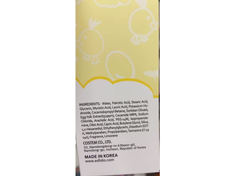 Esfolio Egg Cleansing Foam, 150 g