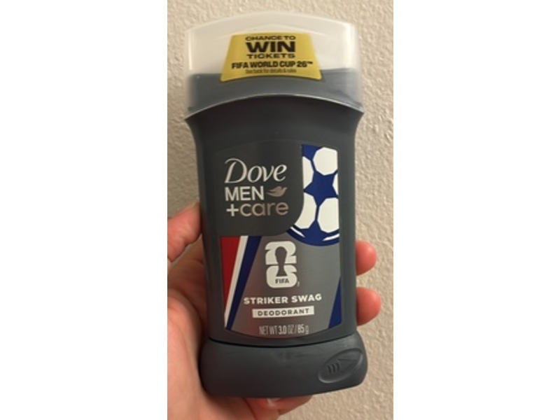 Dove Men+Care Striker Swag Deodorant, 72H, 3.0 oz/85 g