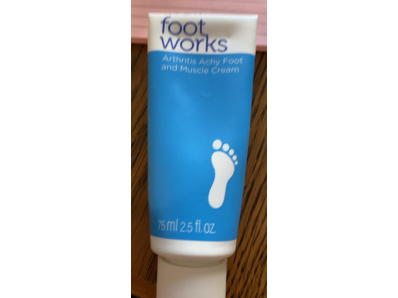 Avon Foot Works Arthritis Achy Foot & Muscle Cream, 2.5 fl oz/75 mL