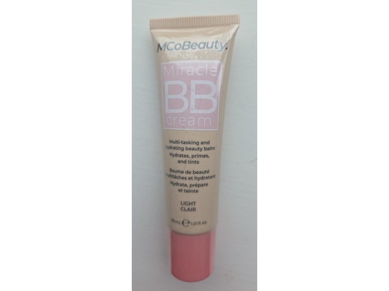 McoBeauty Miracle BB Cream, Light, 1.01 oz/30 mL