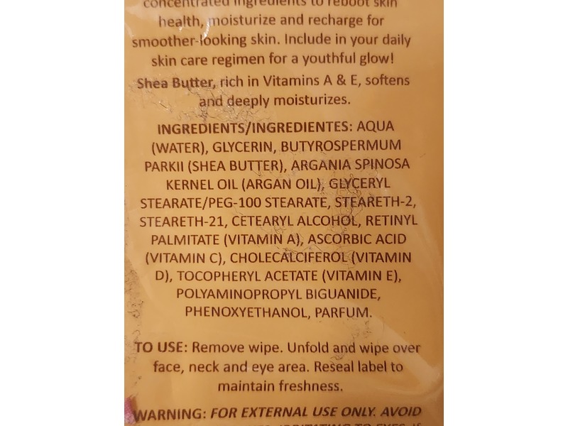 Rich Radiance Cleansing Wipes, Shea Butter, 30 Count