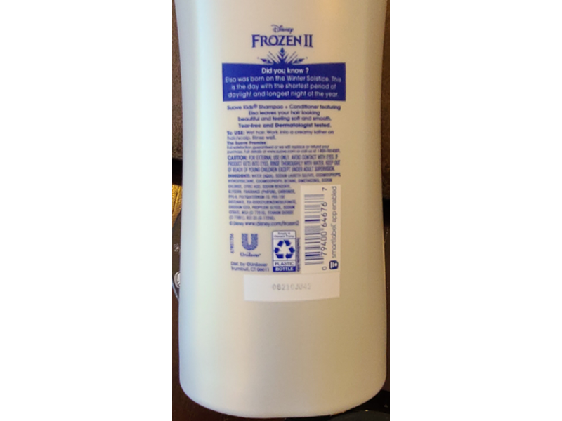 Suave Kids Shampoo + Conditioner, Disney Frozen II, Berry Flurry, 28 fl oz/828 mL