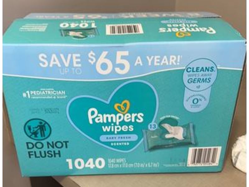 Pampers Baby Wipes, Baby Fresh, 1040 Count