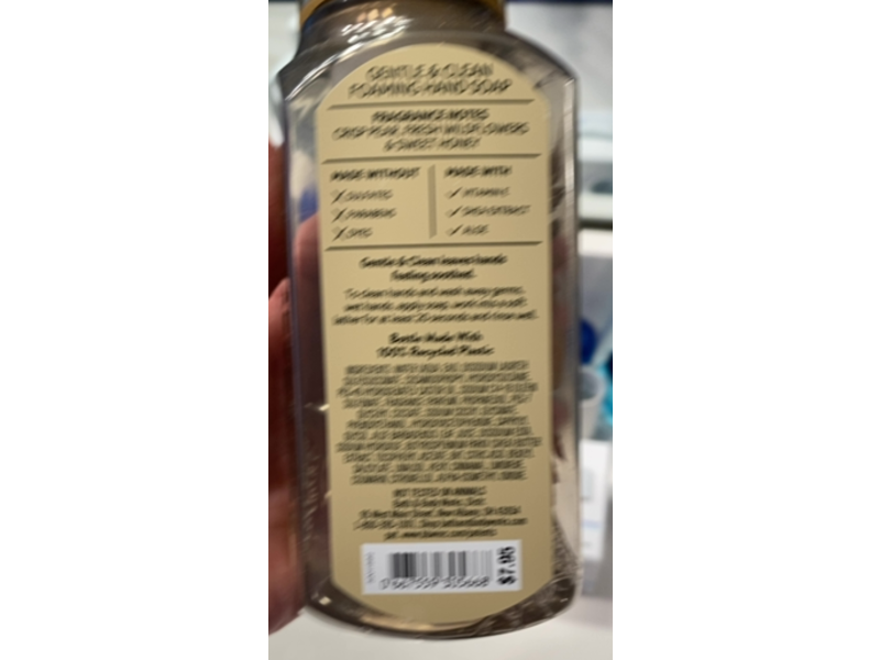 Bath & Body Works Gentle & Clean Foaming Hand Soap, Honey Wildflower, 8.75 fl oz/259 mL, Pack OF 2