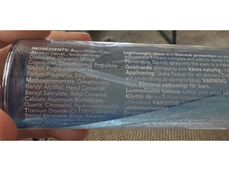 Professional Sebastian Trilliant Shine & Thermal Protection Spray, 150 mL