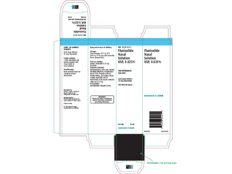 Flunisolide Nasal Solution, USP, 0.025%, 200 metered sprays, Rising Pharmaceuticals (RX)