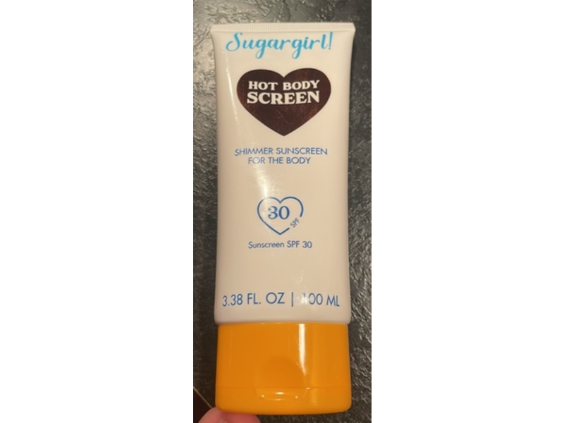 Sugargirl! Hot Body Shimmer Sunscreen, SPF 30, 3.38 fl oz/100 mL
