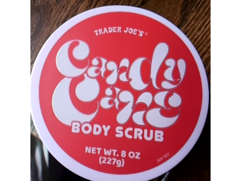 Trader Joe's Body Scrub, Candy Cane, 8 oz/227 g