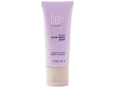 Bdy By Tree Hut Polish Glow Body Buff, Glycerin Natural Pumice Salicylic Acid, 2 fl oz/57 g