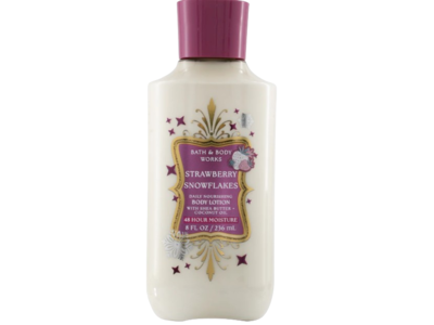 Bath & Body Works Nourishing Body Lotion, Strawberry Snowflakes, 8 fl oz/236 mL