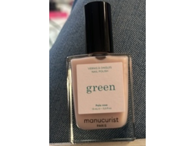 Manucurist Green Natural Nail Polish, Pale Rose, 0.5 fl oz/15 mL
