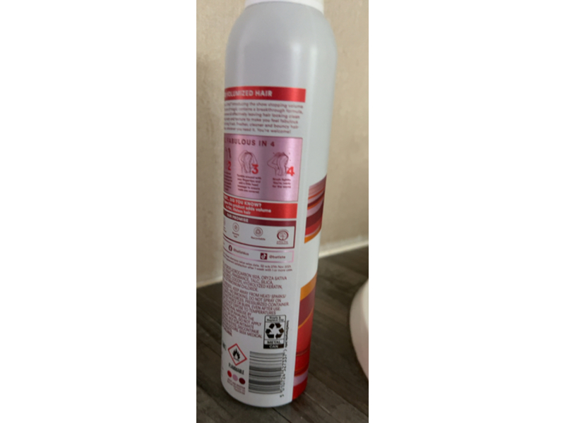 Batiste Volumizing Dry Shampoo, Keratin, 5.71 oz/162g