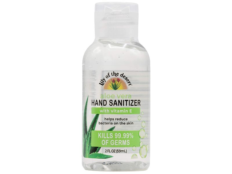 Lily Of The Desert Hand Sanitizer, Aloe Vera, 2 fl oz/59 mL Ingredients ...