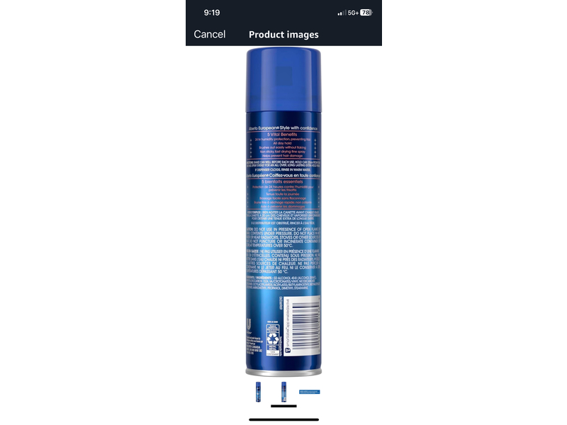 Alberto European Extra Hold Hairspray, 213 g