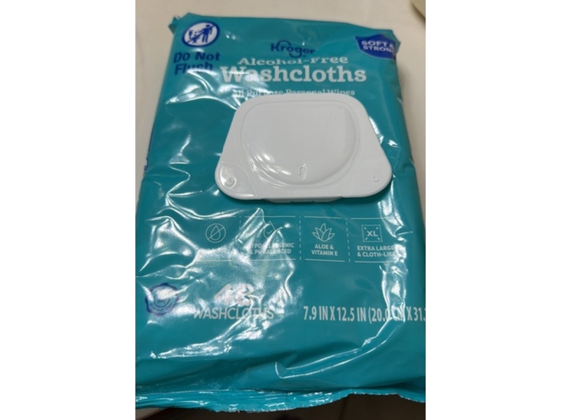 Kroger Alcohol-Free Washcloths, 48 Count