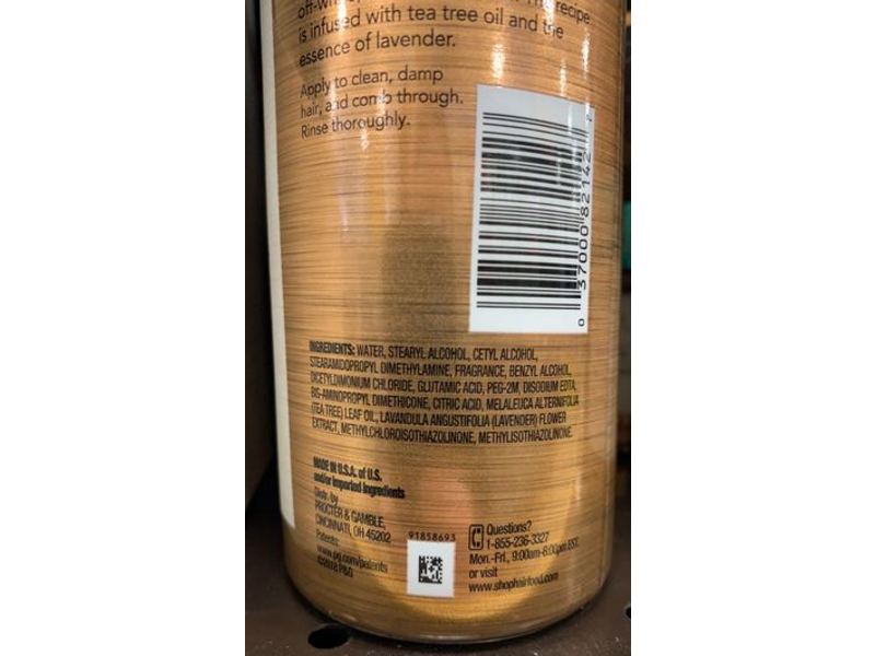 Hair Food Purifying Conditioner, Tea Tree & Lavender Water, 10.1 fl oz/300 mL