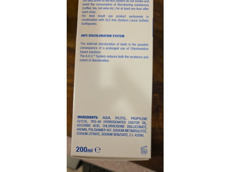 Curasept Ads 220 Oral Rinse, Chlorhexidine 0.20, 200 mL