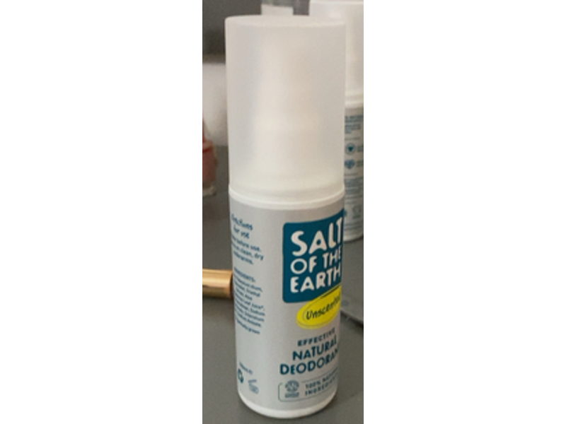 Salt Of The Earth Effective Natural Deodorant, Unscented, 100 mL