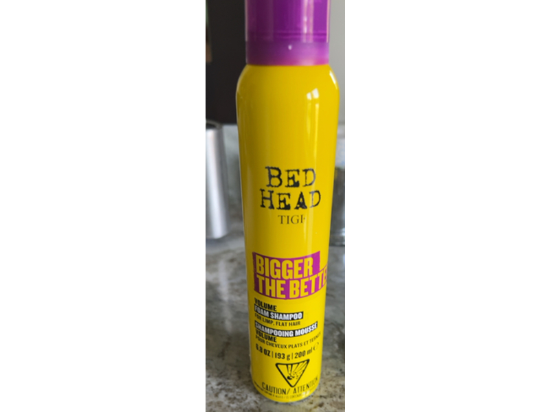 Bed Head Tigi Bigger The Better Volume Foam Shampoo, 6.8 oz/200 mL