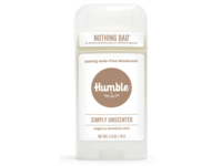 Humble All Natural Deodorant, Simply Unscented, 0.35 oz/9.9 g - thumbnail 1