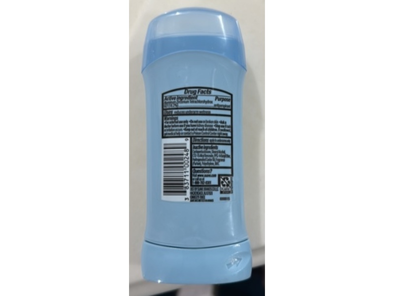 Suave Invisible Solid Antiperspirant & Deodorant, Everlasting Sunshine, 2.5 fl oz/74 g