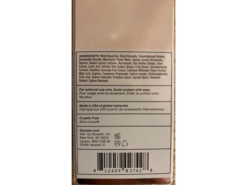 Glossier Cleanser Concentrate Clarifying Face Wash, 3.3 fl oz/100 mL