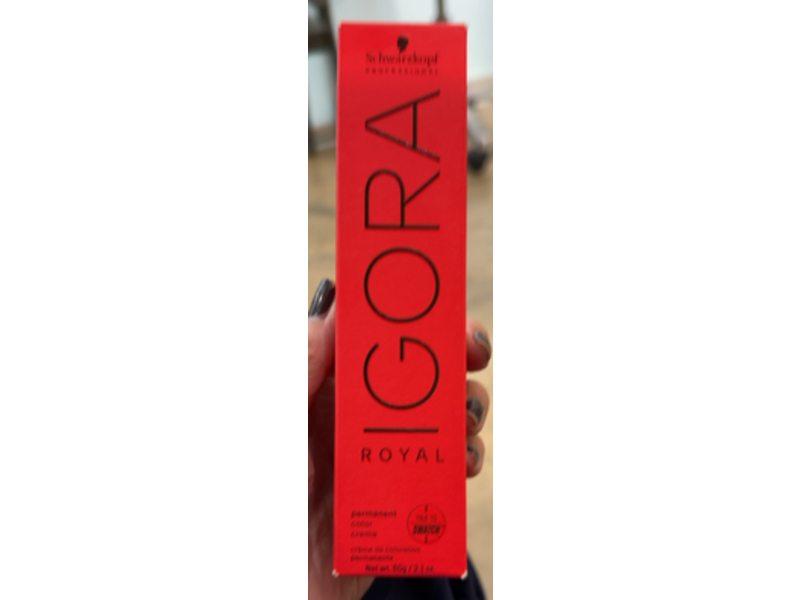 Schwarzkopf Igora Royal Permanent Hair Color, 6-1 Dark Blonde Cendre, 2.1 fl oz/60 g