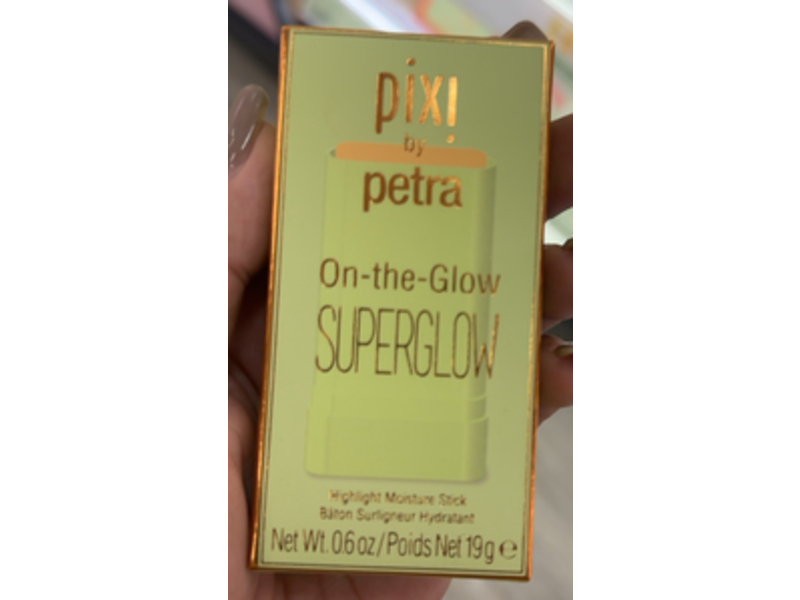 Pixi By Petra On-The-Glow SuperGlow Highlight Moisture Stick, Gilded Gold, 0.6 oz/19 g