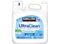Kirkland Signature Ultra Clean Laundry Detergent, Free & Clear, 156 Loads, 194 fl oz/5.73 L - Image 2
