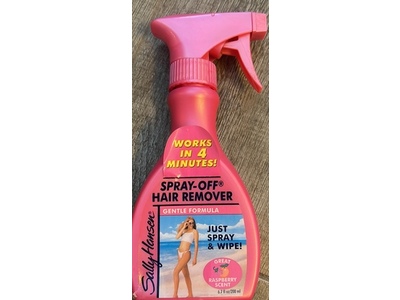 Sally Hansen Spray-Off Hair Remover, Raspberry Scent, 6.7 fl oz/200 mL