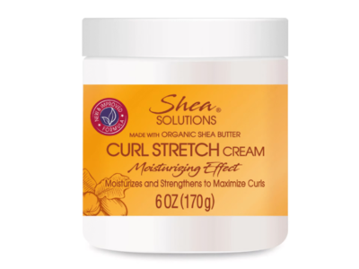 Delta Brands Shea Solutions Curl Stretch Cream, 6 oz/170 g, Pack Of 2
